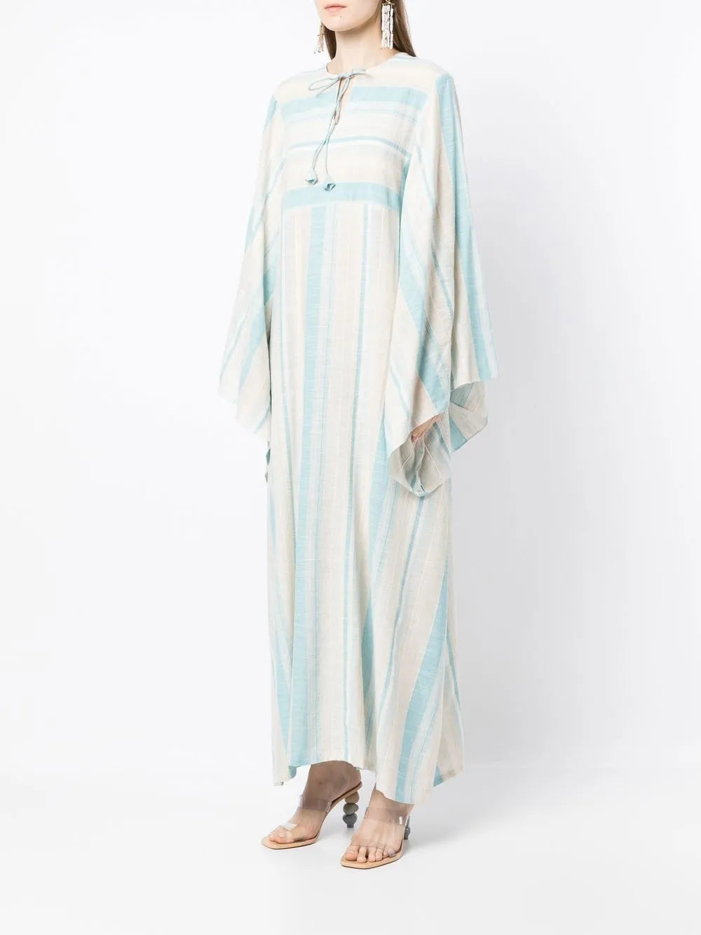 Bambah Striped Maxi Shirt Dress