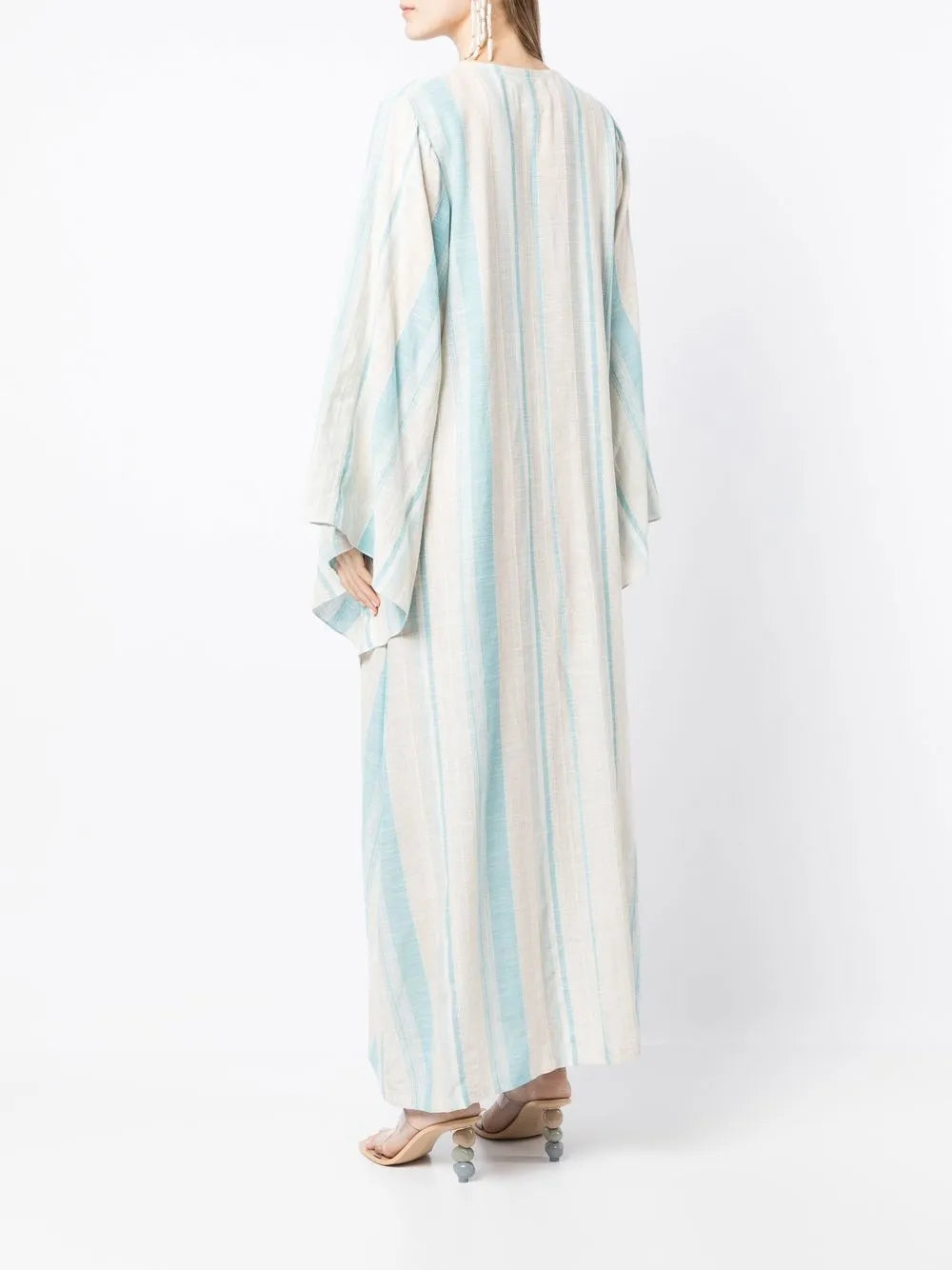 Bambah Striped Maxi Shirt Dress