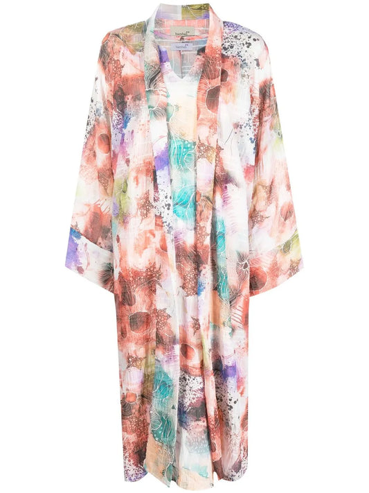 Bambah Two Piece Floral Print Midi Dress