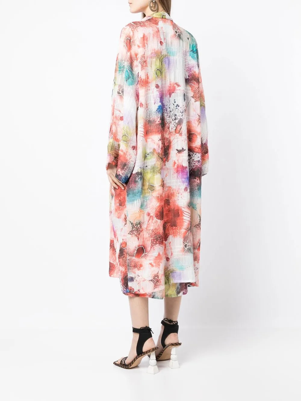 Bambah Two Piece Floral Print Midi Dress