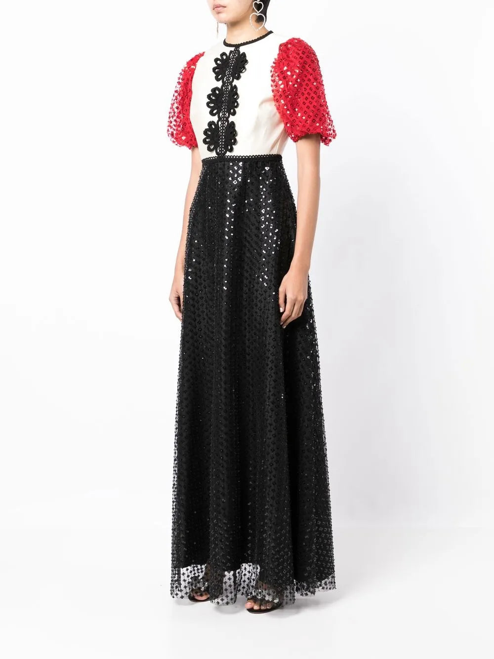 Macgraw Sequin Embellished Gown Dress