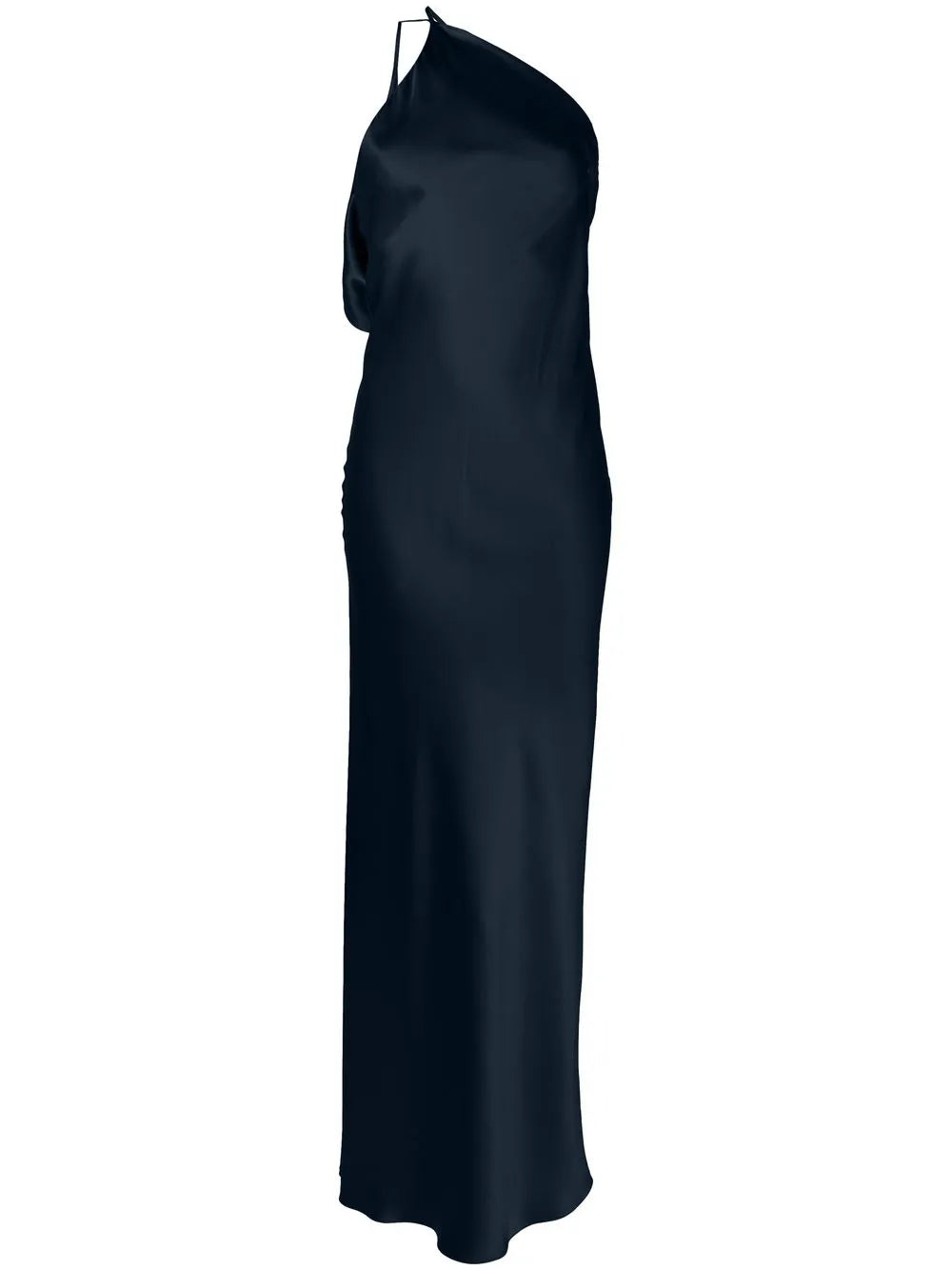 Michelle Mason Single Shoulder Maxi Dress