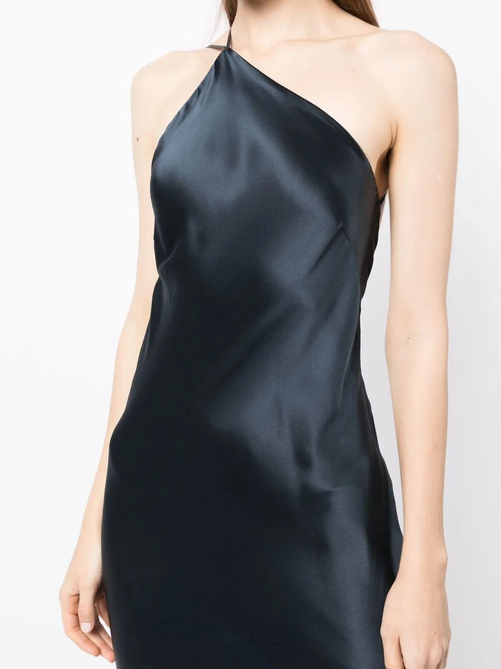 Michelle Mason Single Shoulder Maxi Dress