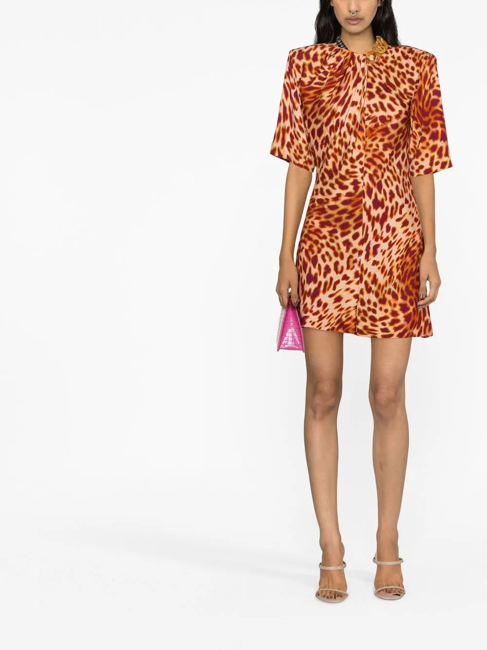 Stella Mccartney Leopard Print Mini Dress