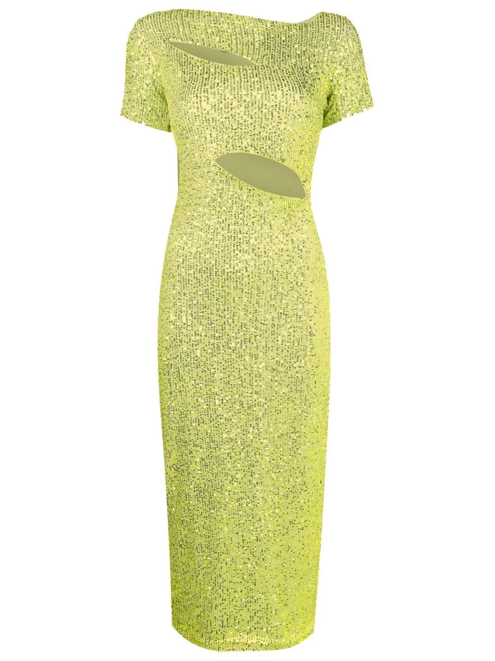 Gloria Coelho Sequin Embellished Cut Out Dress