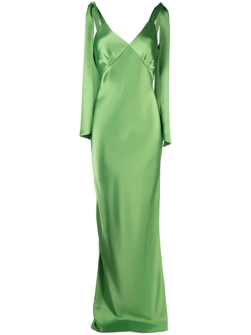 Vpm Atelier Satin Finish Drape Detail Gown