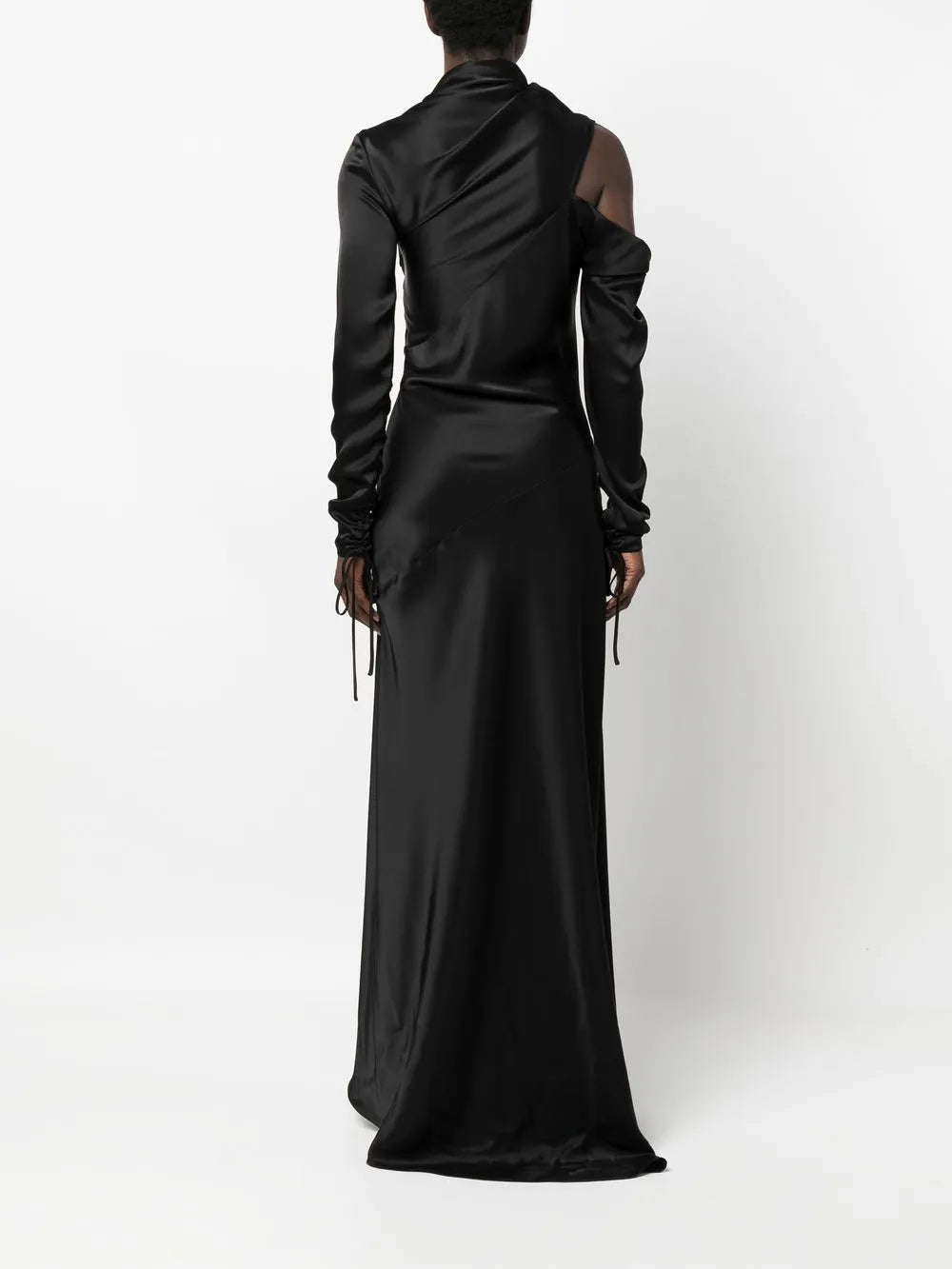 Vpm Atelier Satin Finish Drape Detail Gown
