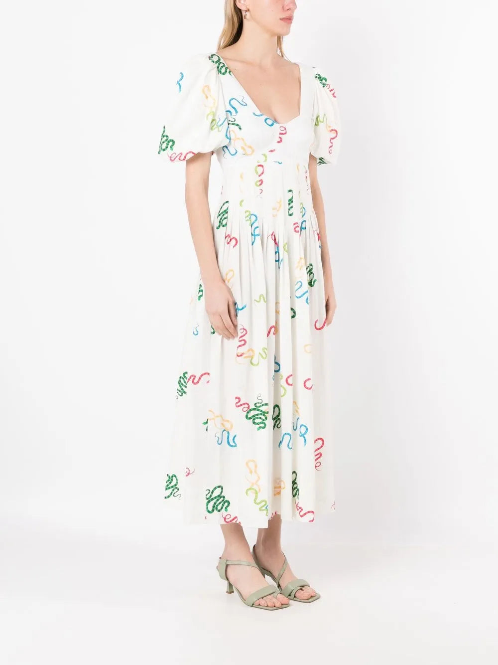 Isolda Gilda Motif Print Dress