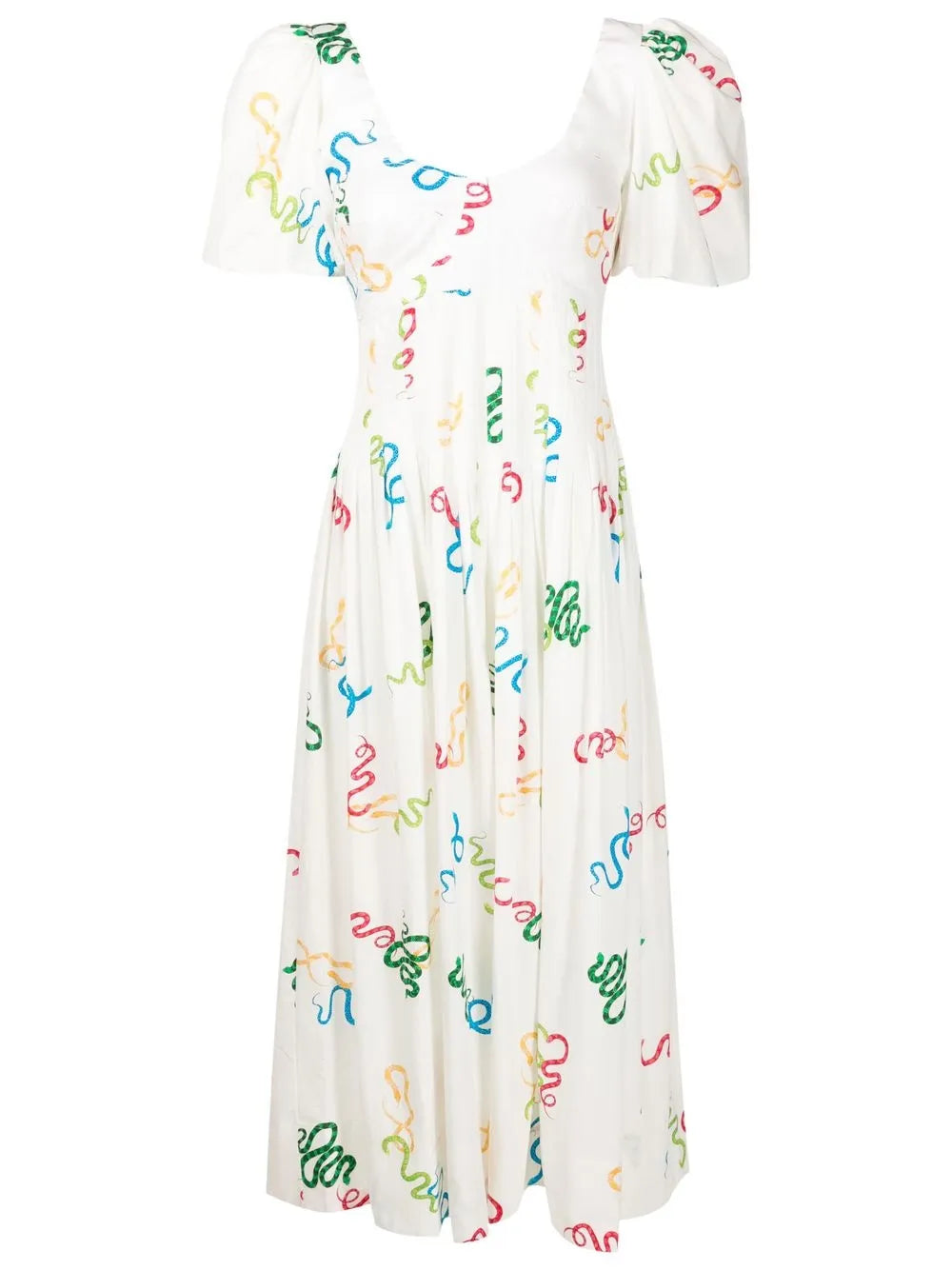 Isolda Gilda Motif Print Dress