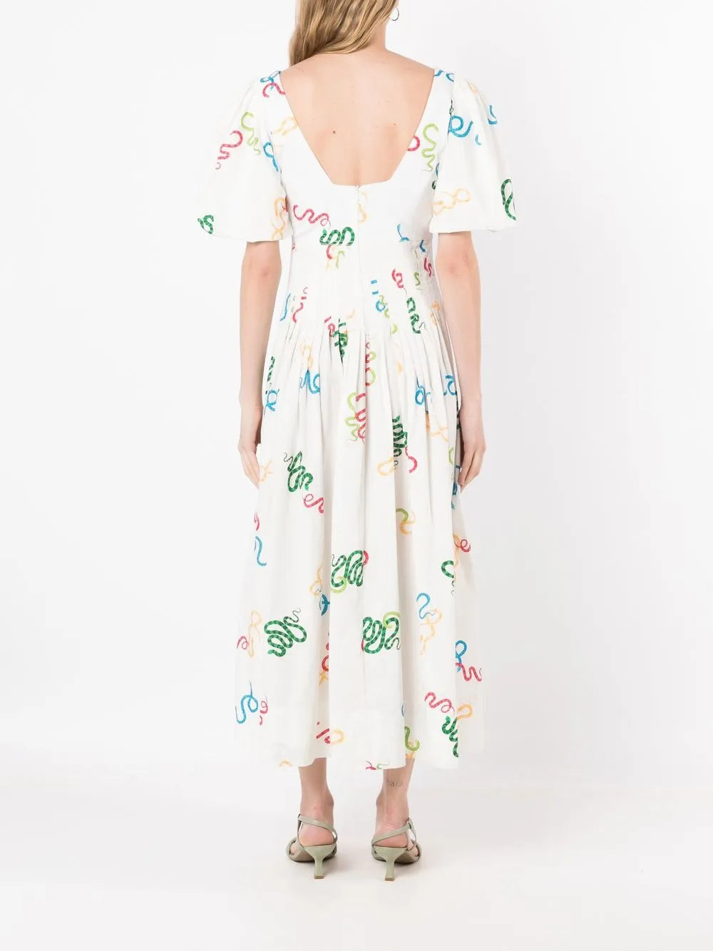 Isolda Gilda Motif Print Dress