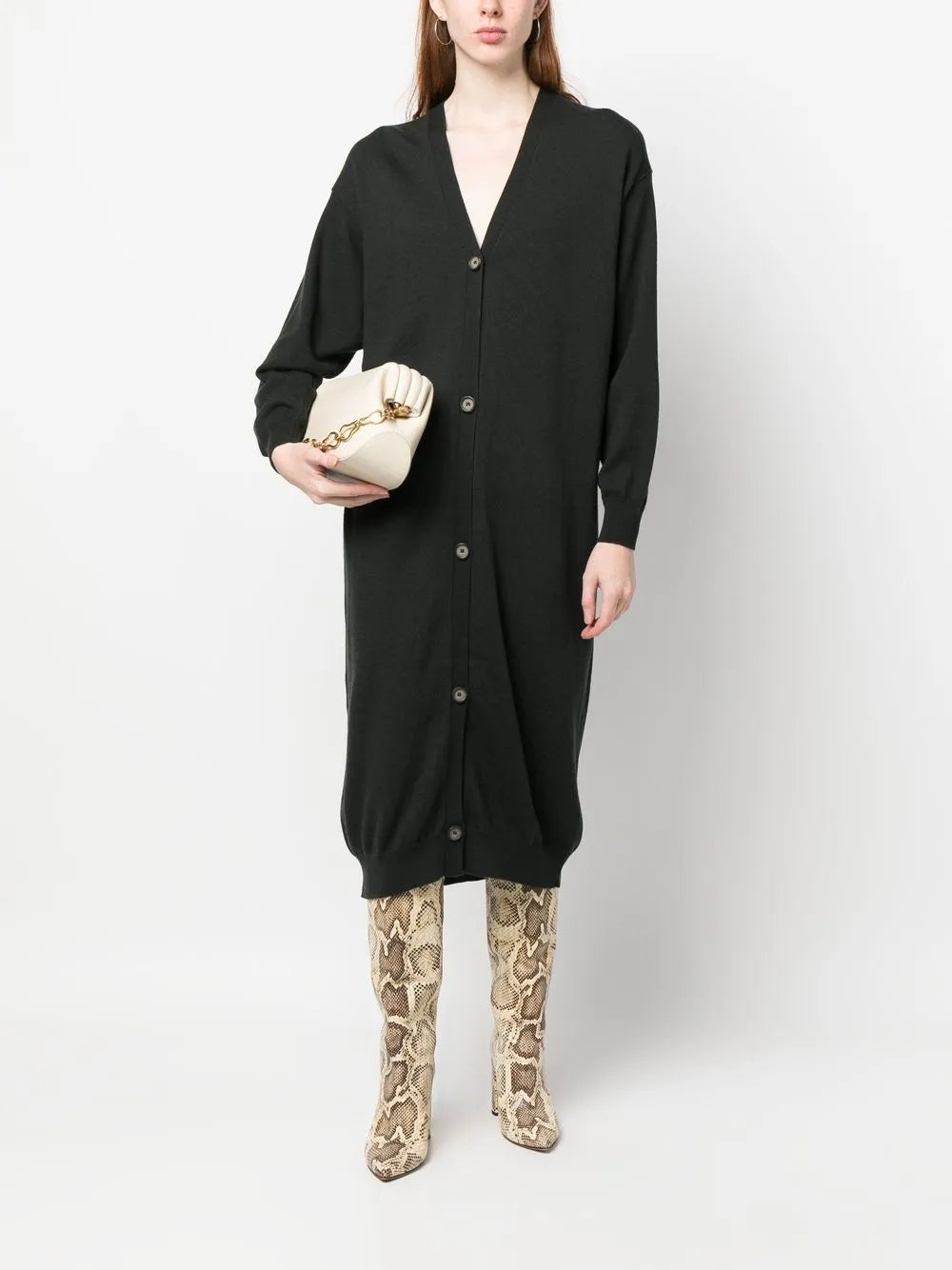 Paula Buttoned Up Knitted Dress