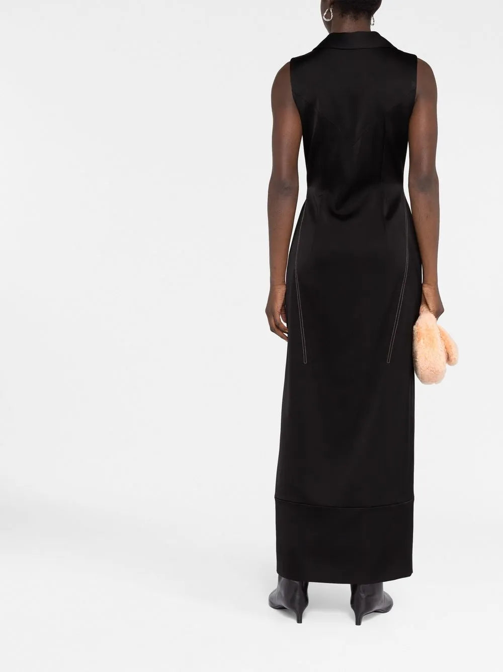 Vpm Atelier Dario V Neck Midi Dress