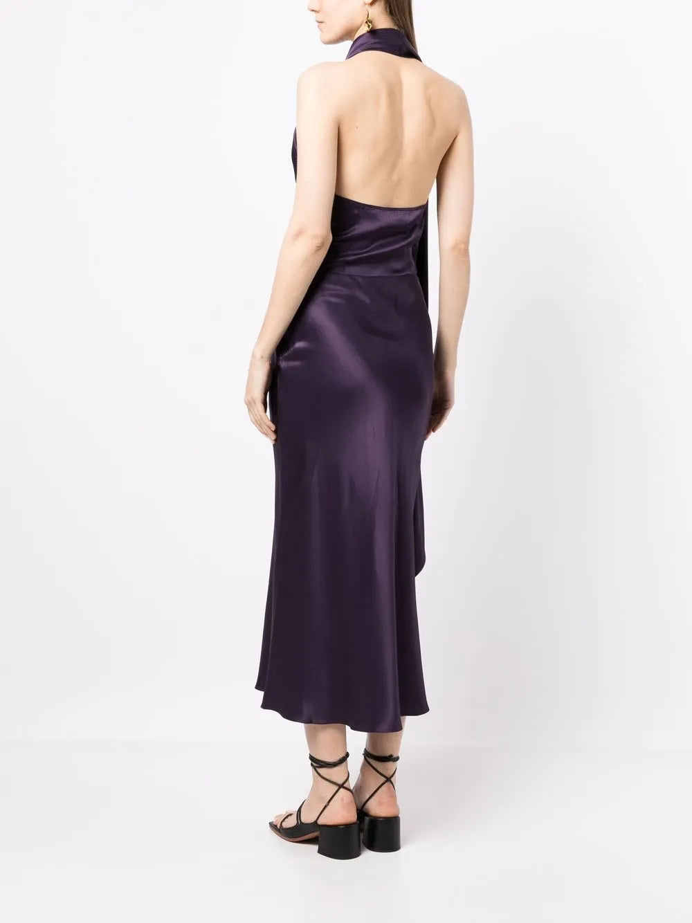 Materiel Halterneck Midi Dress