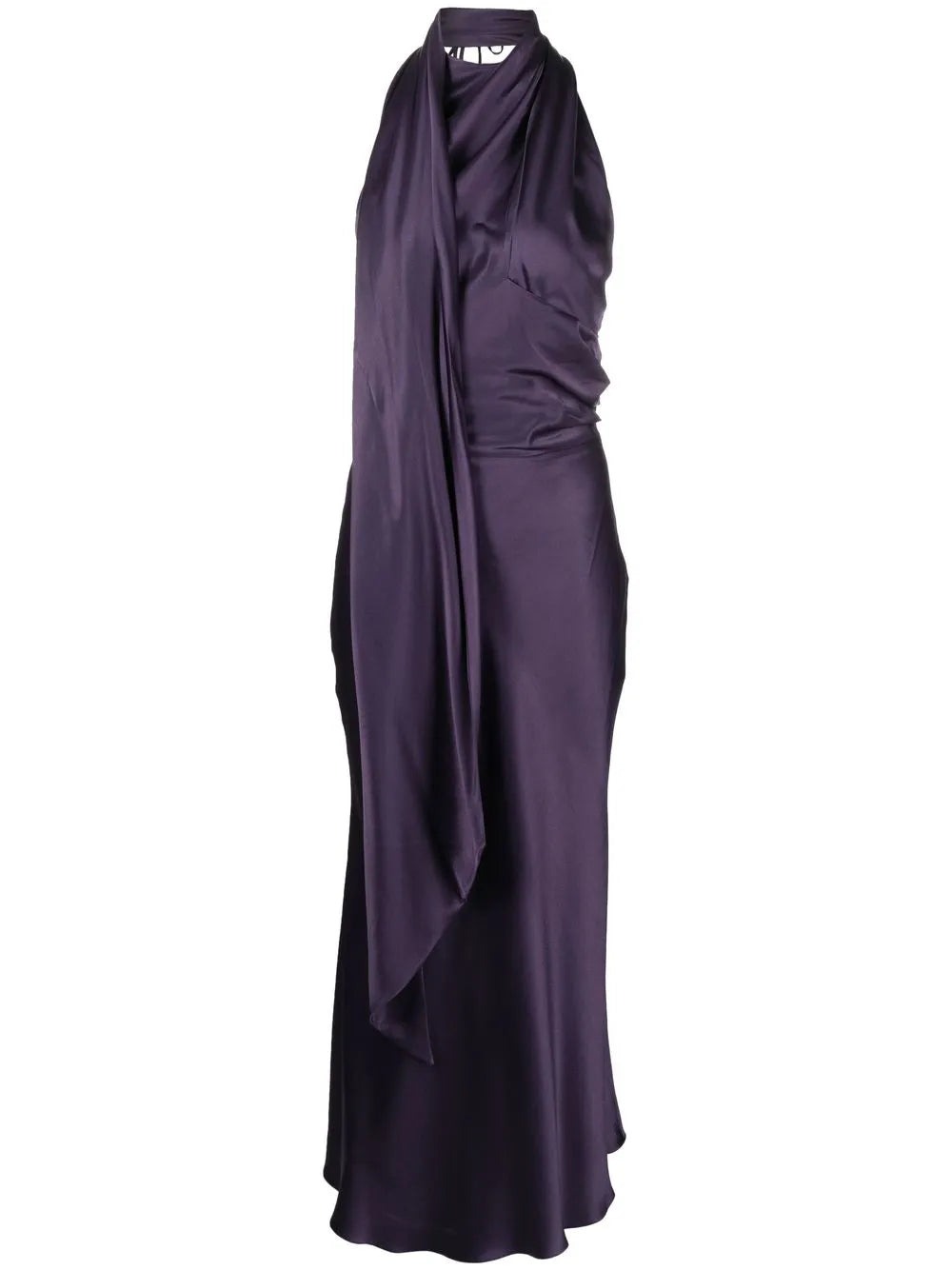 Materiel Halterneck Midi Dress