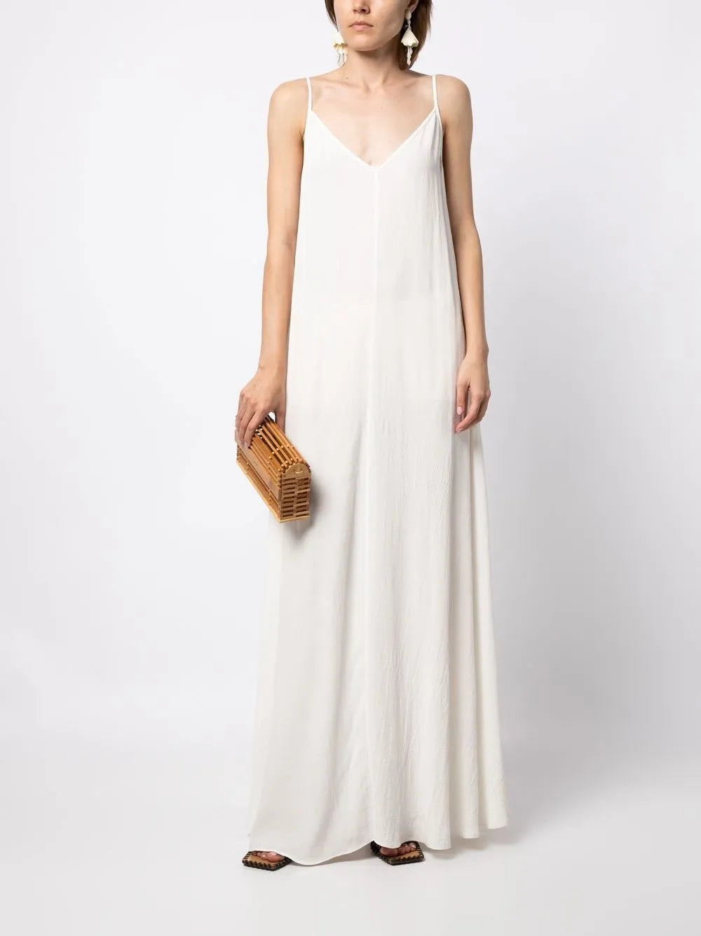 Voz Thin Strap Parachute Slip Dress