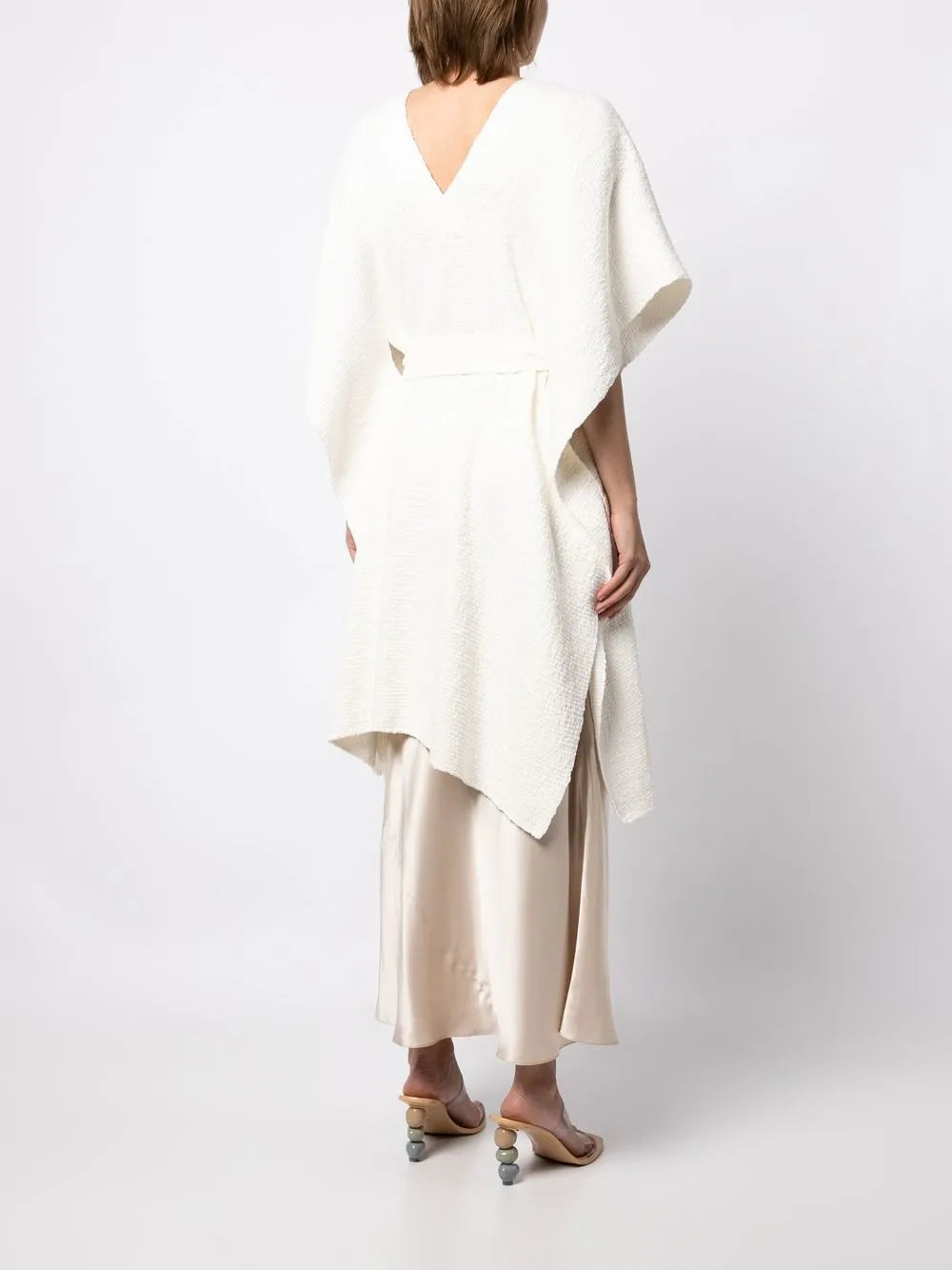 Voz V Neck Cotton Dress