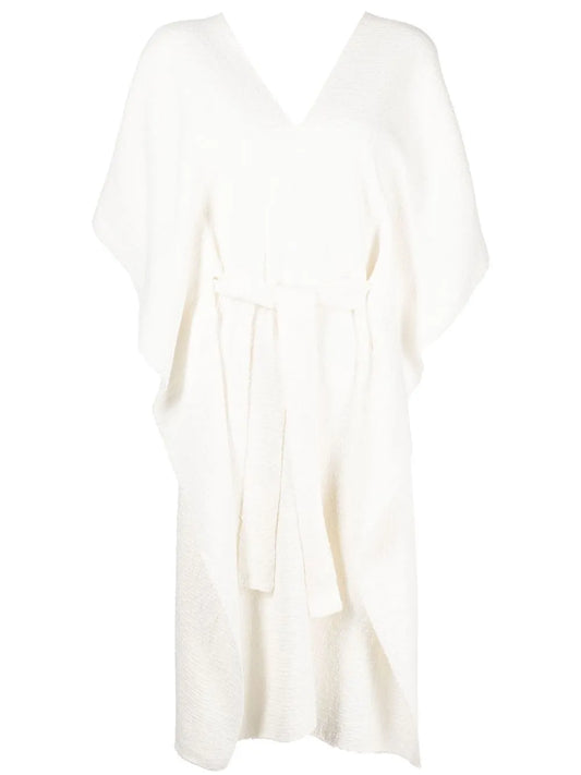 Voz V Neck Cotton Dress