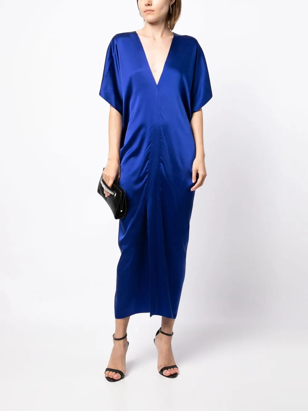 Voz Kaftan Style Silk Dress