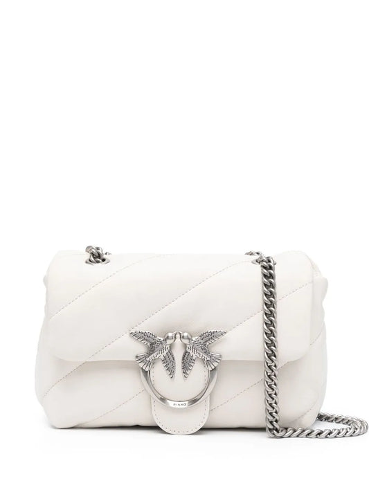 Pinko Quilted Sheepskin Shoulder Bag
