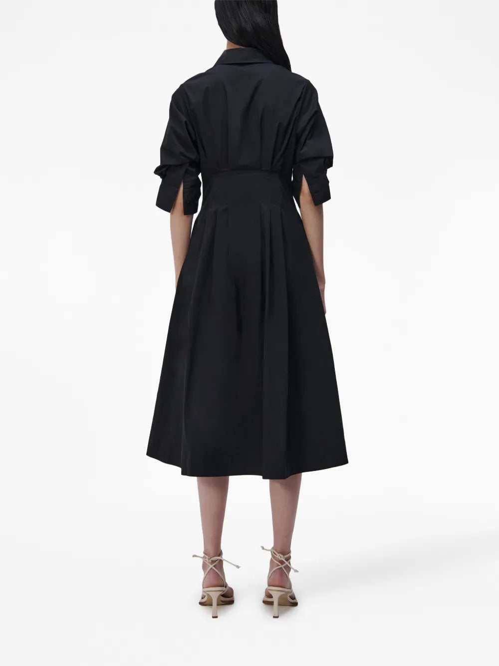 Simkhai Jazz Ruched Shirt Dress