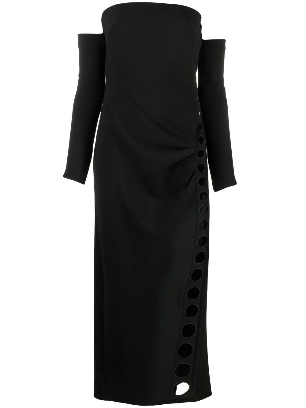 Cult Gaia Off Shoulder Midi Dress
