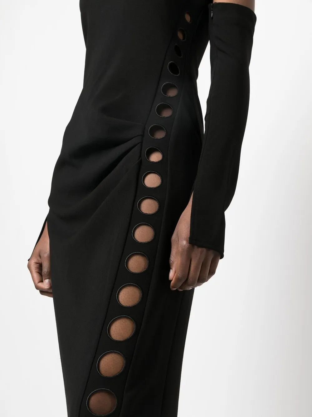 Cult Gaia Off Shoulder Midi Dress
