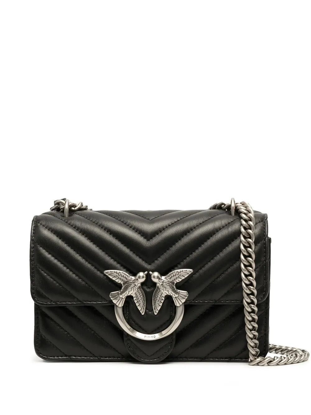 Pinko Lovebird Quilted Shoulder Bag