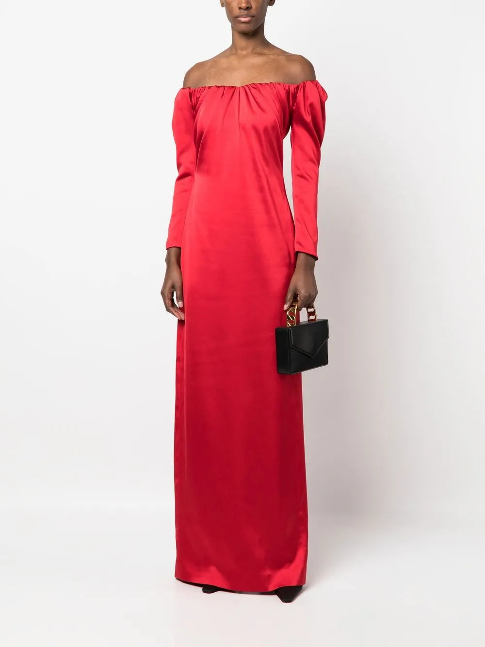 Vpm Atelier Off Shoulder Long Sleeved Dress
