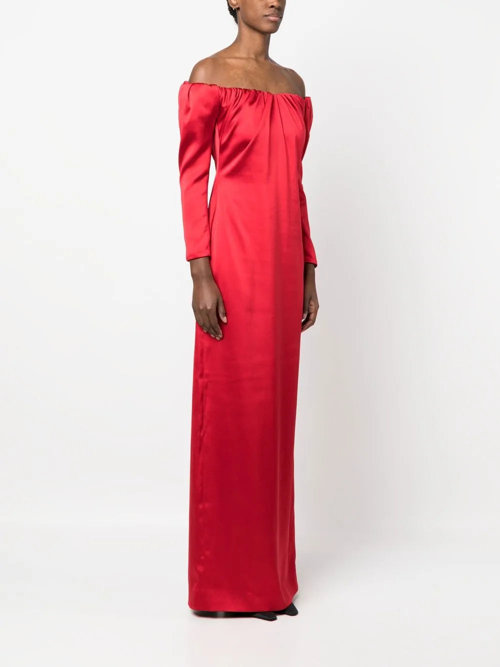 Vpm Atelier Off Shoulder Long Sleeved Dress