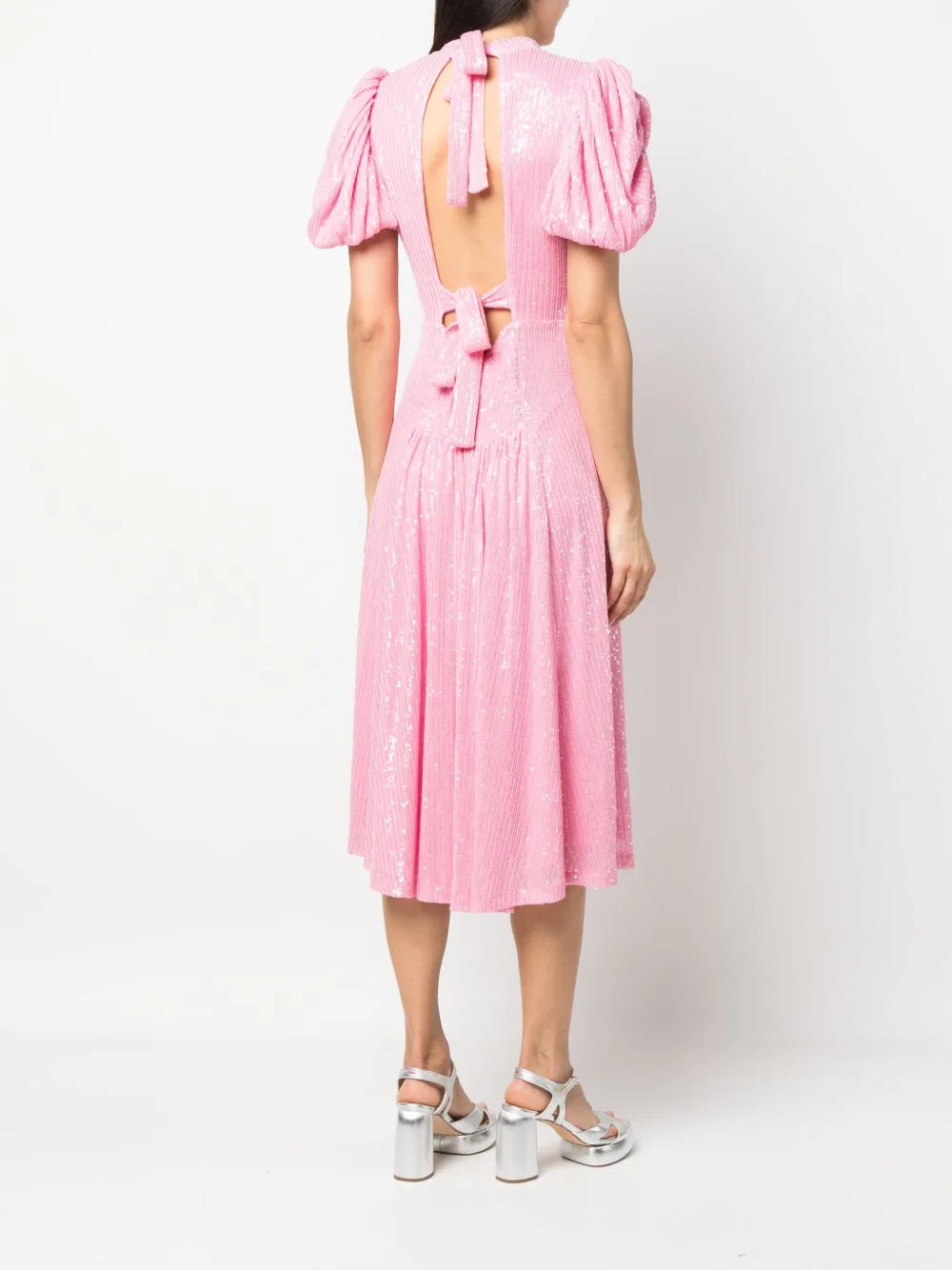 Rotate Birger Christensen Sequin Embellished Midi Dress
