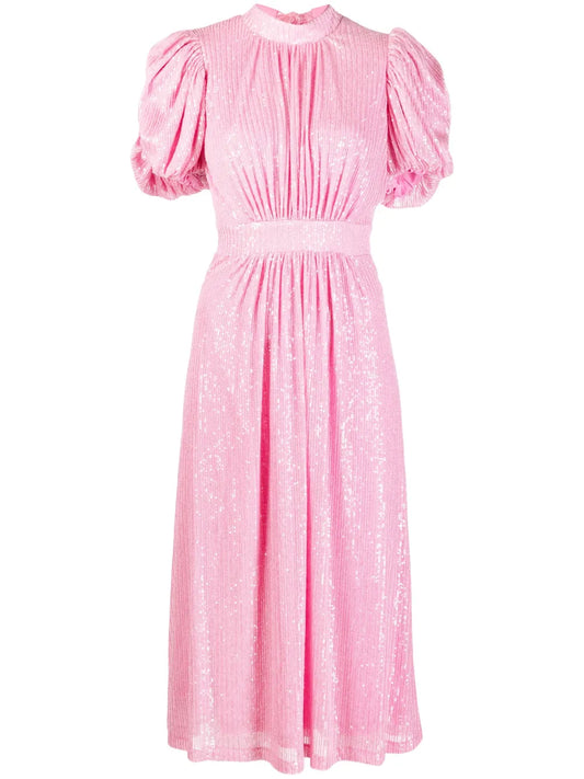 Rotate Birger Christensen Sequin Embellished Midi Dress
