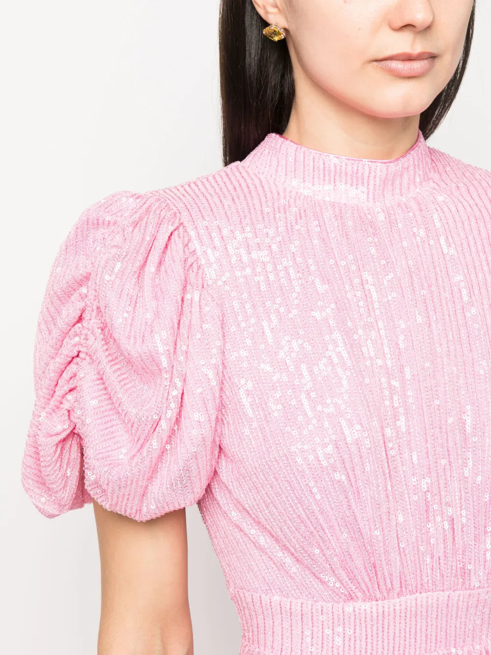 Rotate Birger Christensen Sequin Embellished Midi Dress