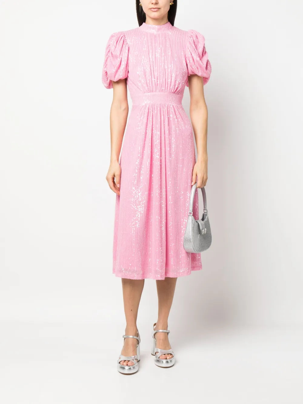 Rotate Birger Christensen Sequin Embellished Midi Dress