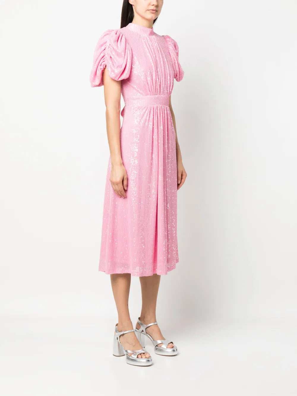 Rotate Birger Christensen Sequin Embellished Midi Dress