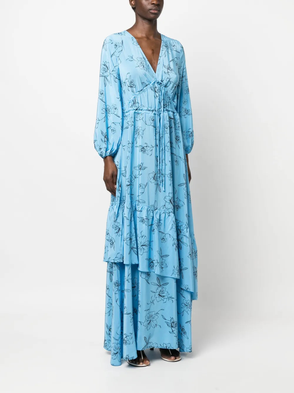 Ivy Oak Floral Print Maxi Dress