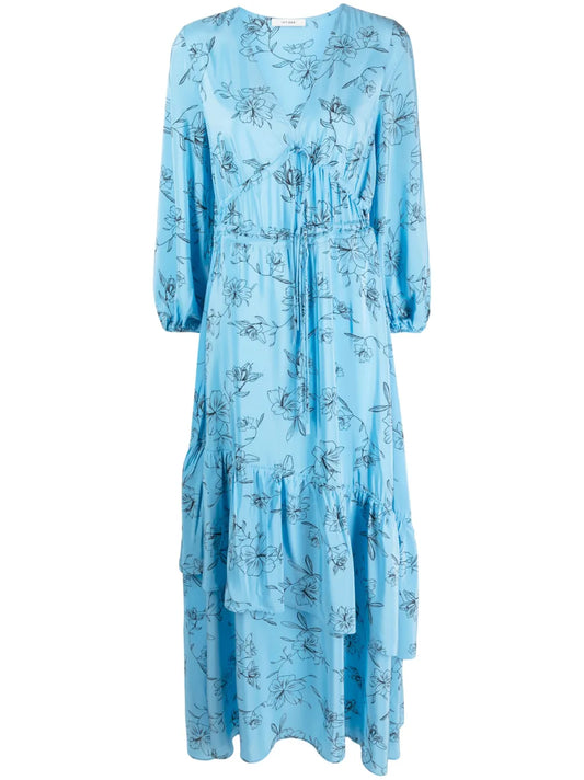 Ivy Oak Floral Print Maxi Dress
