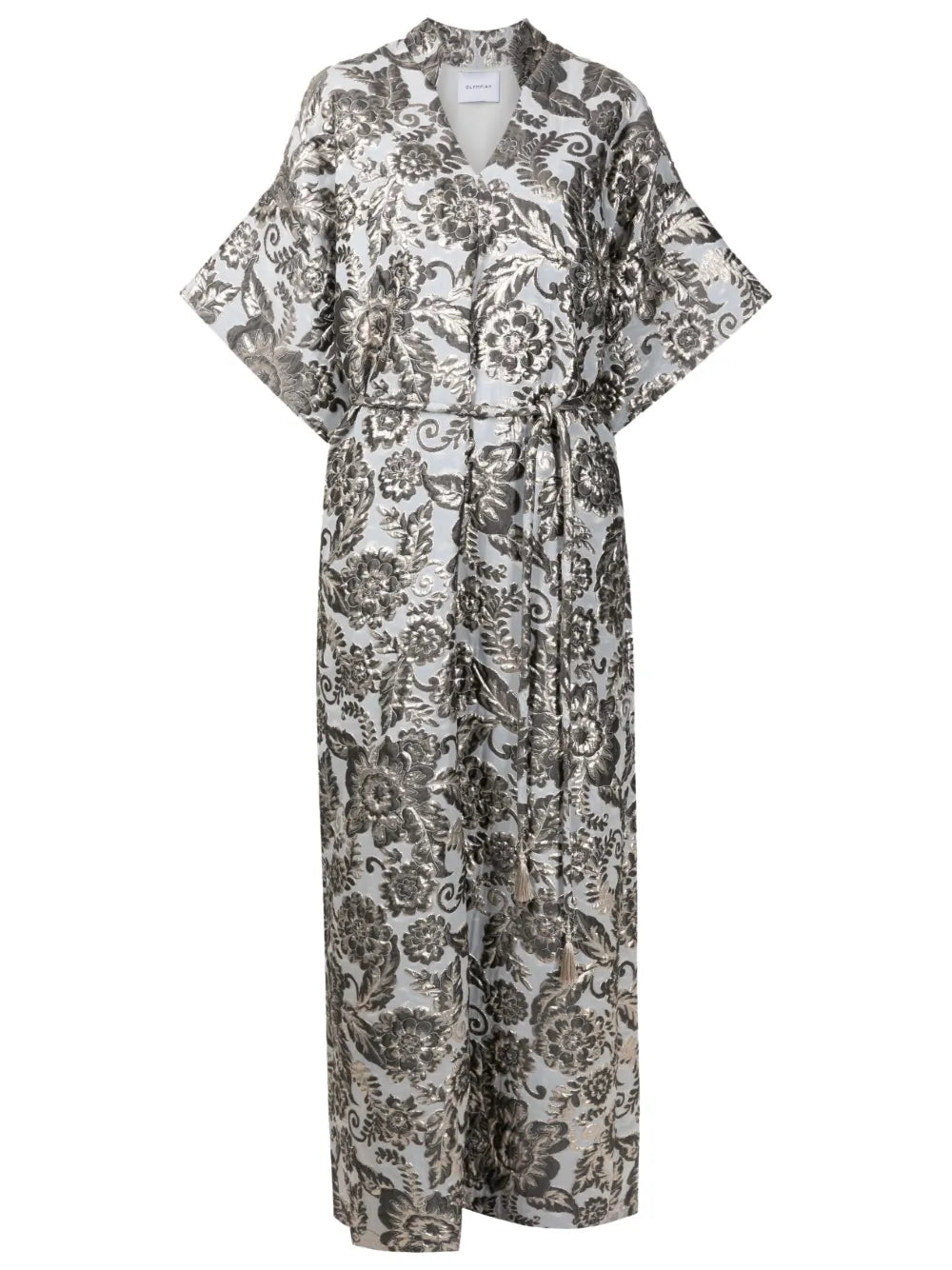 Olympiah Floral Embroidery Floor Length Dress