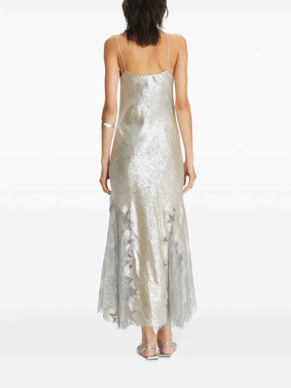 Tory Burch Star Lace Detail Slip Dress