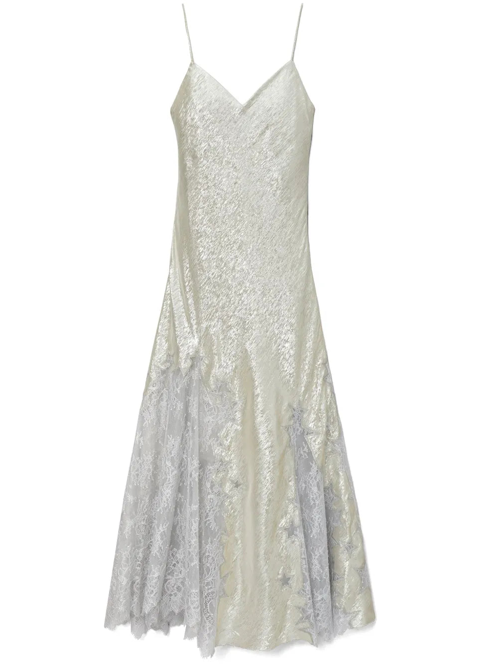 Tory Burch Star Lace Detail Slip Dress