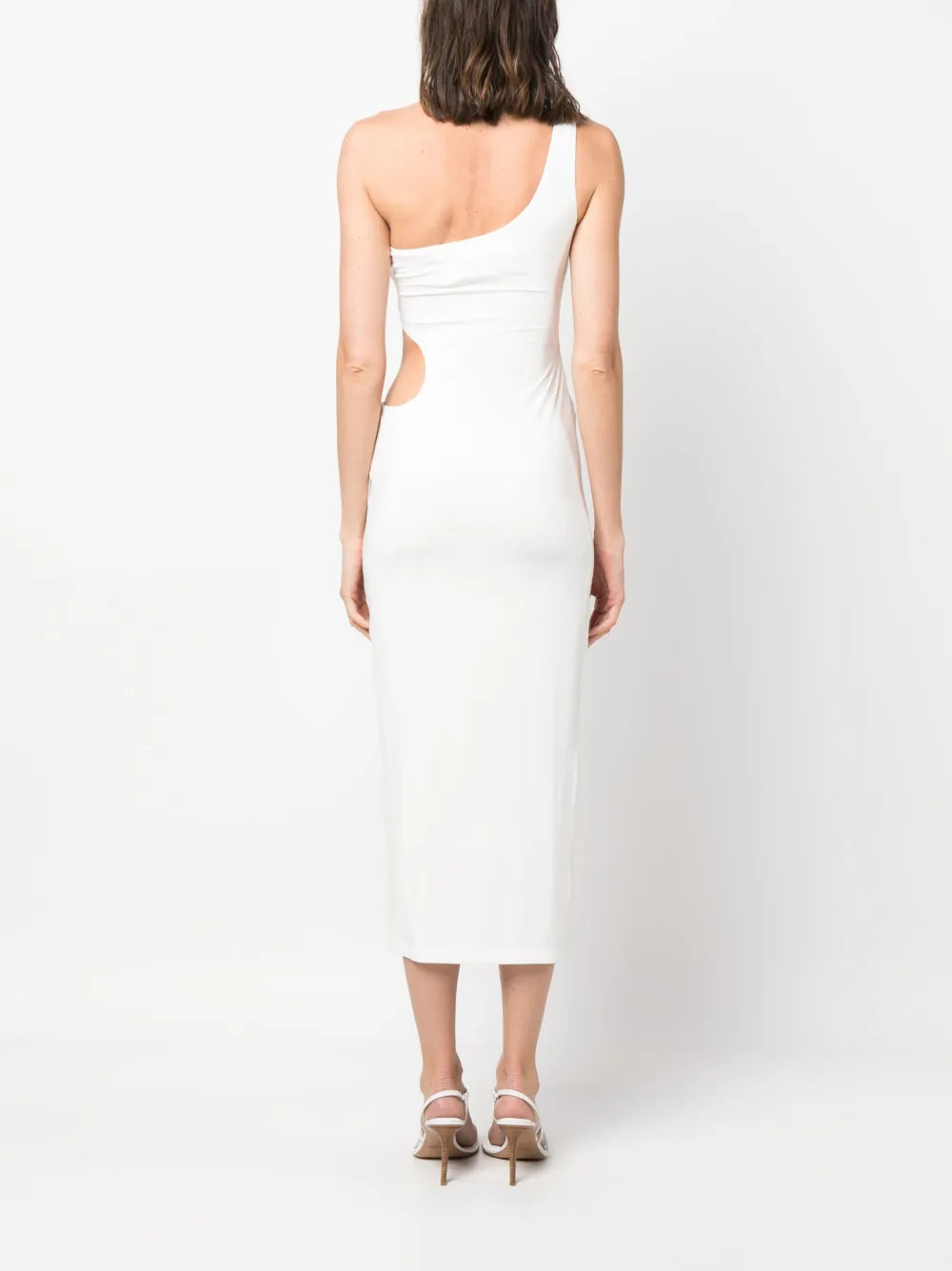 Nissa One Shoulder Cut Out Midi Dress