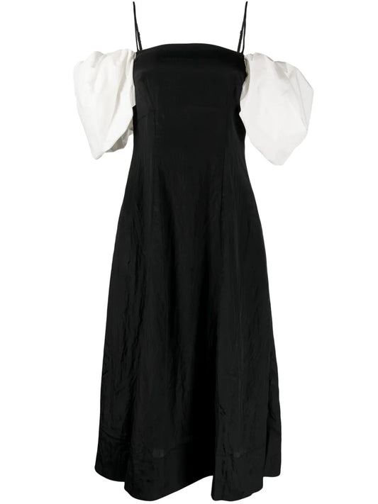 Rejina Pyo Oksana Puff Sleeve Midi Dress