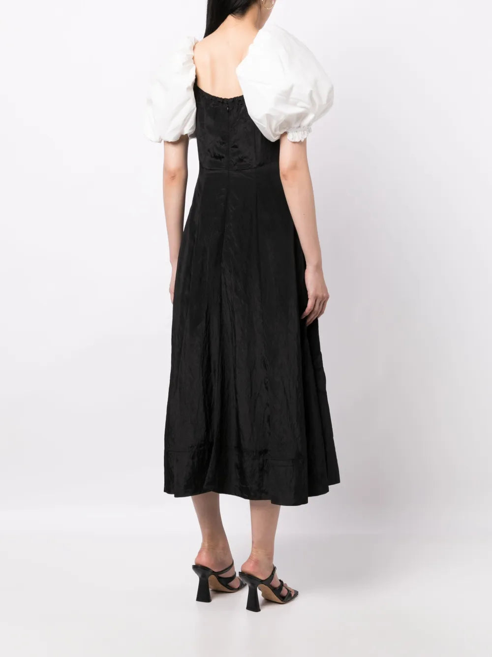 Rejina Pyo Oksana Puff Sleeve Midi Dress