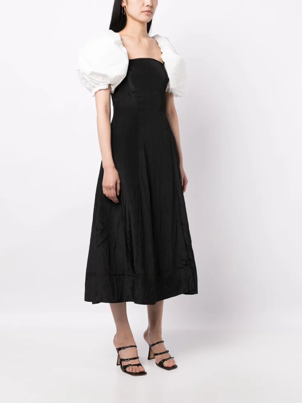 Rejina Pyo Oksana Puff Sleeve Midi Dress