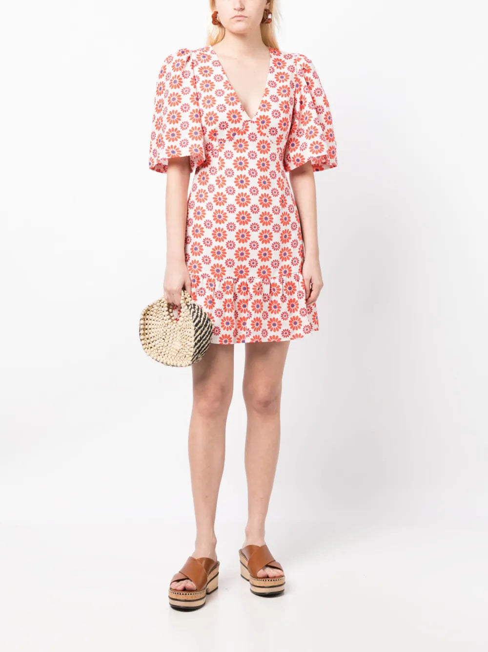 Rhode Mariana Floral Print Dress