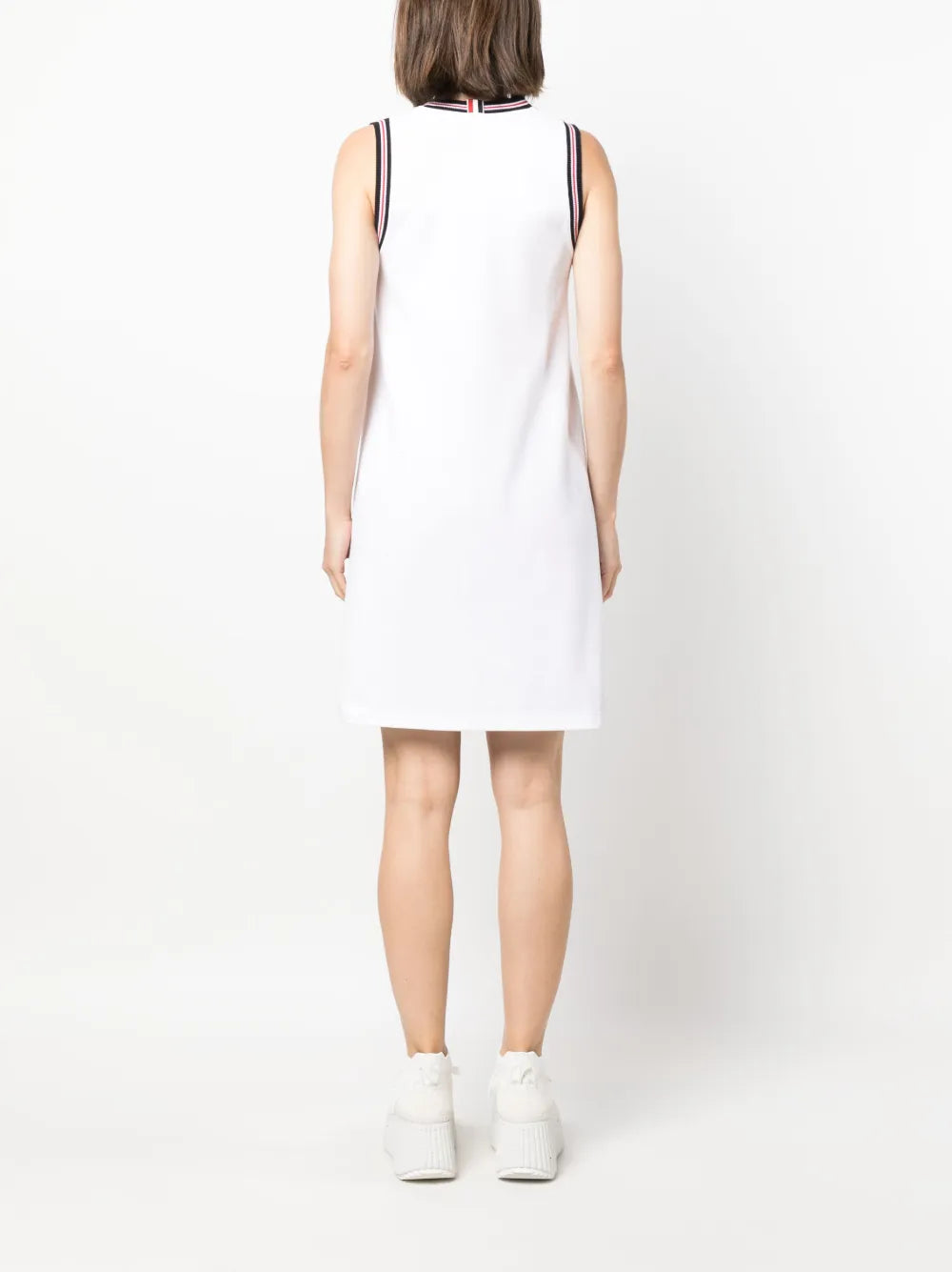 Thom Browne V Neck Sleeveless Dress