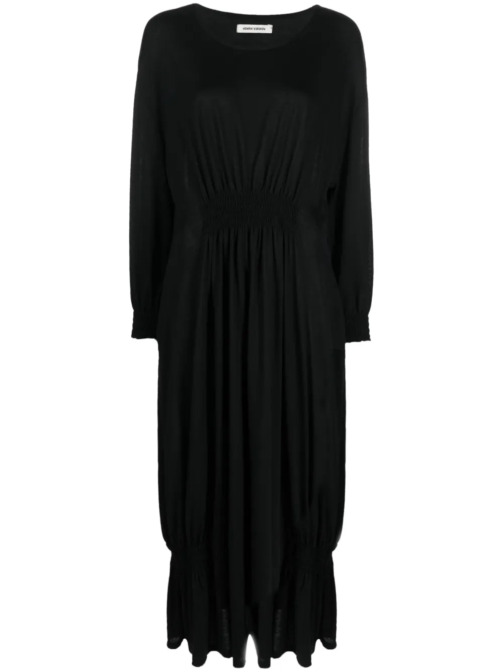 Henrik Vibskov Smocked Panel Detail Midi Dress