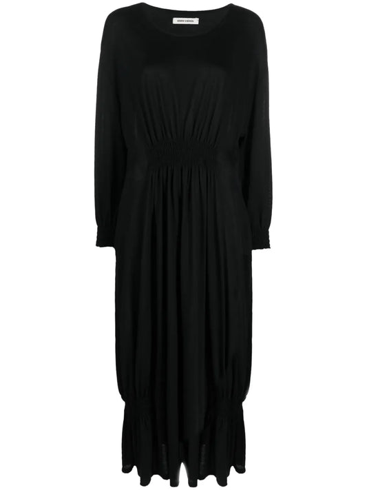Henrik Vibskov Smocked Panel Detail Midi Dress