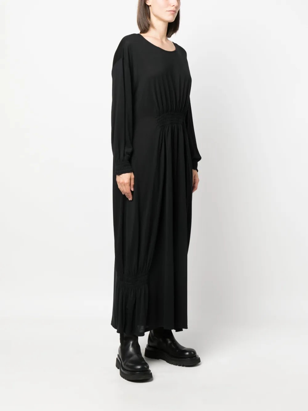 Henrik Vibskov Smocked Panel Detail Midi Dress