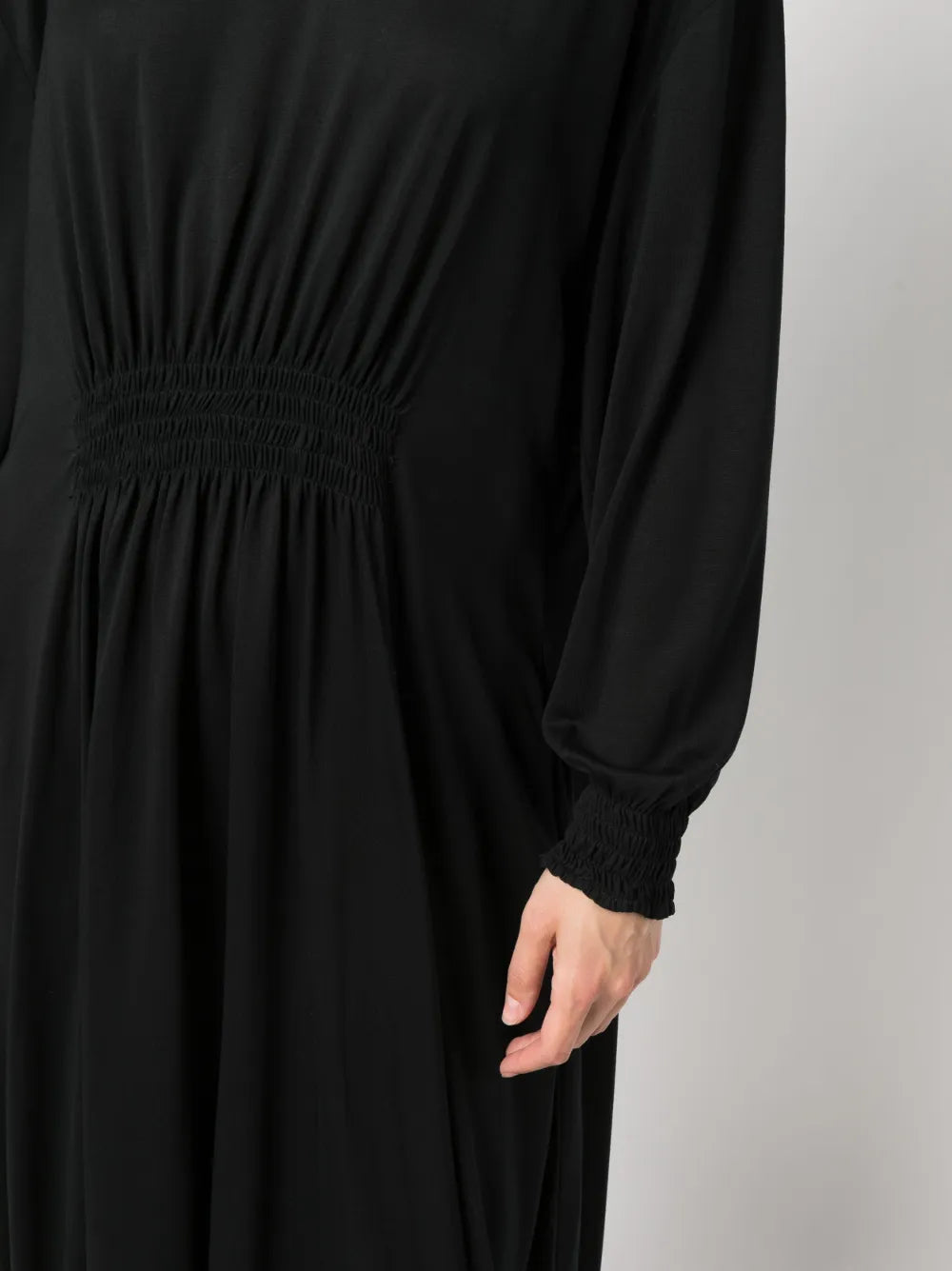 Henrik Vibskov Smocked Panel Detail Midi Dress