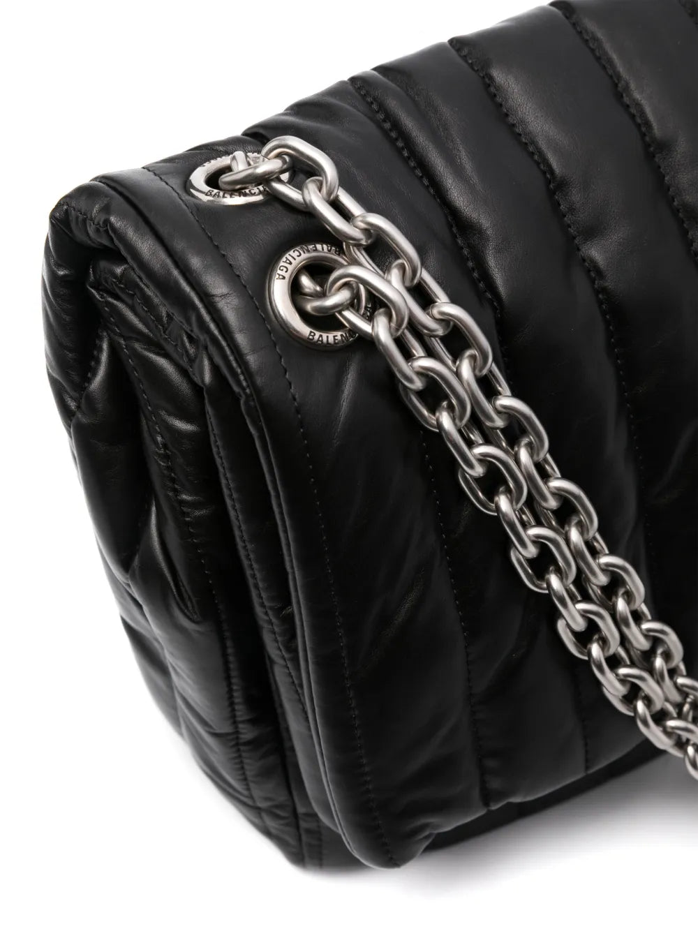 Balenciaga Medium Monaco Chain Strap Quilted Shoulder Bag